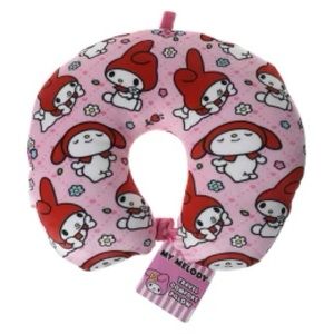 Sanrio TRAVEL SUPER SOFT COMFORT NECK PILLOW 12"x13" (Hello Kitty) - NWT